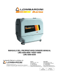 MANUALE DEL PROPRIETARIO/OWNERS MANUAL LMG 6000