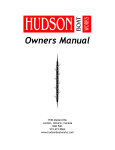 Owners Manual - Hudson Boat Works