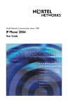 IP Phone 2004 User Guide