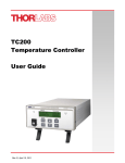 TC200 Temperature Controller User Guide
