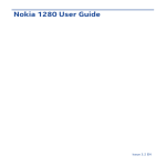 Nokia 1280 User Guide