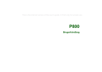 User Guide P800, R1a Danish