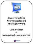 User guide for Avery Wizard for Microsoft® Office English Version