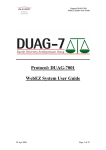 Protocol: DUAG-7001 WebEZ System User Guide