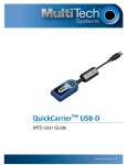 QuickCarrier USB-D MTD User Guide