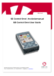 SE Control Omni Användarmanual GB Control Omni User Guide