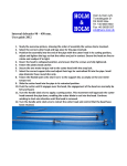 Internal debeader 90 – 450 mm. User guide 2012