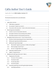 Callis Author User's Guide