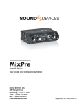 MixPre User Guide