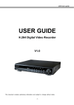 USER GUIDE - Camsecurity.dk