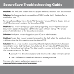 SecureSave Troubleshooting Guide
