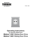 Operating Instructions iMotion® 2301 Sliding Door Drive