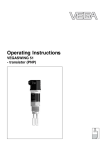 Operating Instructions - VEGASWING 51 -