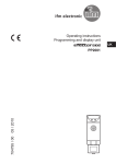 Operating instructions Programming and display unit PP2001