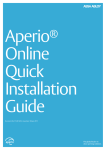Aperio Online Mechanical Installation Manual - Ruko e-shop