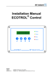 Installation Manual ECOTROL Control