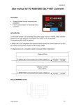 User Manual, PD 4000/4095 EEx P-NET Controller - Proces-Data