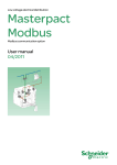 Masterpact Modbus User manual 2011