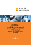 Installer and User Manual