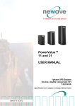PowerValue™ 11 and 31 USER MANUAL