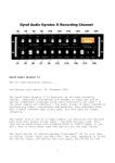 Gyraf Audio Gyratec II Preliminary user's manual