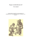 Beggars and philanthropists β7 User manual