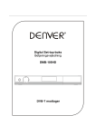 DENVER DMB-105HD - Danish user manual