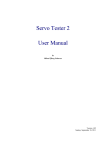 Servo Tester 2 user manual - Mikaels corner of the web