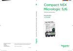 Compact NSX Micrologic 5/6 User manual 2008