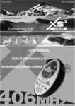 User Manual XS-3 GPS (GB-DE