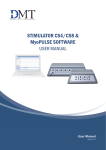 Stimulator CS4/CS8 & MyoPULSE Software - User Manual