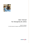 User manual for Energinet.dk online