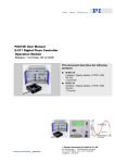 PZ214E User Manual E-517 Digital Piezo Controller