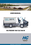 USER MANUAL HG FEEDER 100/125/160 M