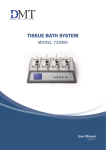 Tissue Bath System - 720MO - User Manual