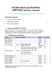 FoCOM diesel partikelfilter (DPF/FAP) service manual