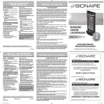 Bionaire BHH7522MX Owner's Manual