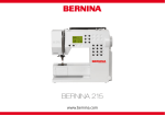 Bernina 215 Owner's Manual