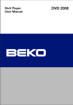 Beko DVD 2008 User's Manual