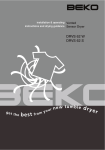 Beko DRVS 62 W User's Manual