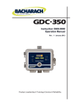 Bacharach GDC-350 Owner's Manual