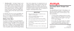 Avaya PTQ360 User's Manual