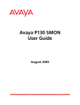 Avaya P130 SMON User's Manual