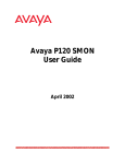 Avaya P120 SMON User's Manual