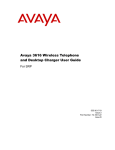 Avaya 3616 For SRP User's Manual