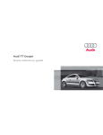 Audi TT COUPE Quick Reference Guide