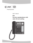 AT&T 993 User's Manual