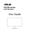ASUS VX238T Owner's Manual