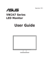 ASUS VW247N Owner's Manual