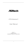 ASRock X79 Extreme11 Owner's Manual